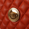 Sac bandoulière rond élégant en cuir nappa Versace
