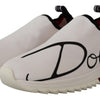 Dolce &amp; Gabbana Weiß-Rote Sorrento Sandalen Sneakers
