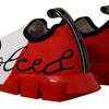 Dolce &amp; Gabbana Weiß-Rote Sorrento Sandalen Sneakers