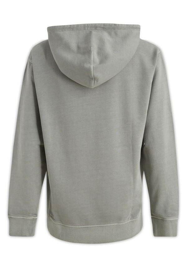 Sweat à capuche élégant en coton gris Hugo Boss