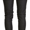 Acht – Schwarze Skinny-Jeans mit niedriger Taille und schmaler Passform