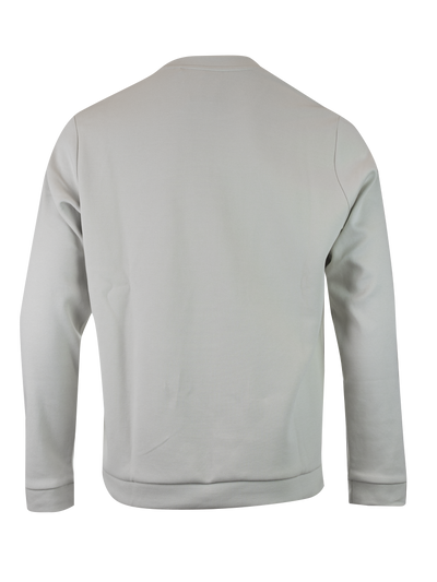 Hugo Boss Beige Cotton Round Neck Sweatshirt