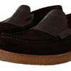 Mocassins élégants en daim et crocodile Dolce &amp; Gabbana marron