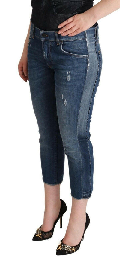 Jean court taille moyenne élégant Dolce &amp; Gabbana