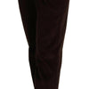 Dolce & Gabbana Bordeaux Corduroy Cotton Trouser Tapered Pants