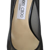 Jimmy Choo Black Mesh Amika 85 Diamond Pumps Shoes