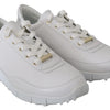 Jimmy Choo Monza Sneakers aus weißem Leder
