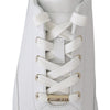 Jimmy Choo Monza Sneakers aus weißem Leder