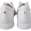 Jimmy Choo Monza Sneakers aus weißem Leder