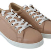 Jimmy Choo Sneaker aus puderrosa Leder