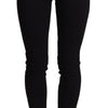 Dolce & Gabbana Black High Waist Skinny Slim Fit Pants
