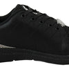 Plein Sport Black Polyester Runner Gisella Sneakers Shoes