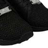 Plein Sport Black Polyester Runner Gisella Sneakers Shoes