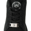 Plein Sport Black Polyester Runner Gisella Sneakers Shoes