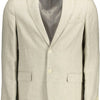 Gant Beige Linen Blazer Jacket