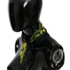 GF Ferre Black Yellow Floral Wrap Shawl Foulard Scarf
