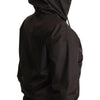 Dolce & Gabbana Black Polyester Hooded Bomber Full Zip Jacket