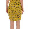 Sachin & Babi Blue Yellow Strapless Bubble Mini Shift Dress