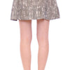 Comeforbreakfast Gray Mini Short A-Line Skirt