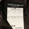 Dolce &amp; Gabbana Brauner, gerader, ausgestellter Seidenrock mit Blumenmuster