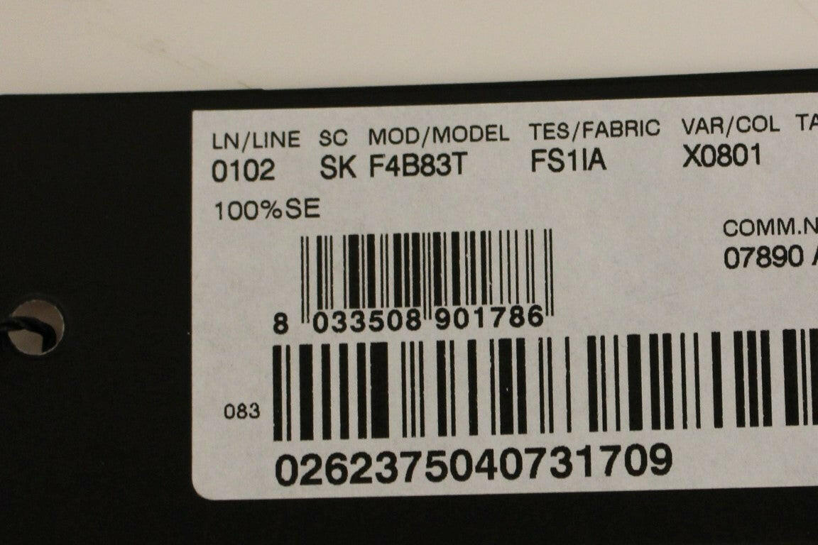 Dolce &amp; Gabbana Brauner, gerader, ausgestellter Seidenrock mit Blumenmuster