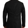 Dolce & Gabbana Black Polka Dotted Cotton Blazer Jacket