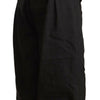 GF Ferre Black Viscose Cropped Harem Pants