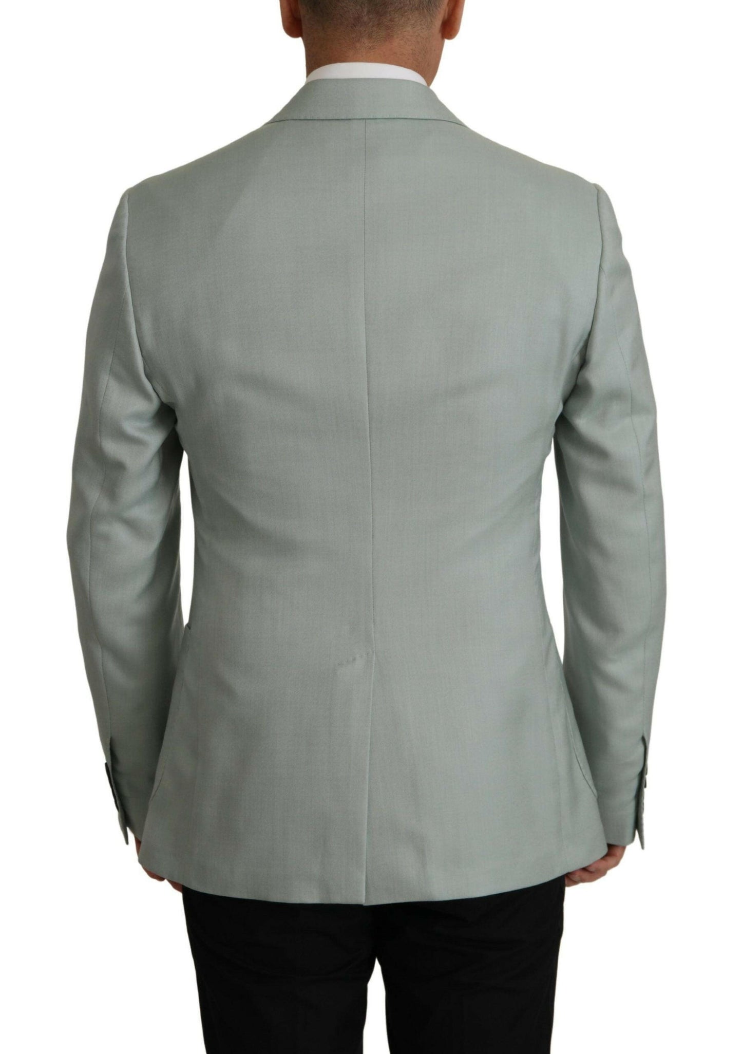 Veste blazer élégante en cachemire et soie coupe slim Dolce &amp; Gabbana