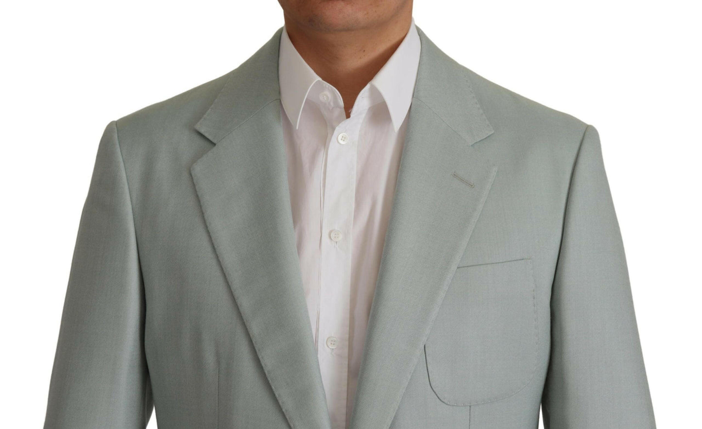 Veste blazer élégante en cachemire et soie coupe slim Dolce &amp; Gabbana