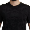 Dolce & Gabbana Black DG Baroque Cotton Crewneck T-shirt