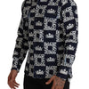 Dolce &amp; Gabbana Freizeithemd aus Stretch-Denim mit Kronenlogo in Blau