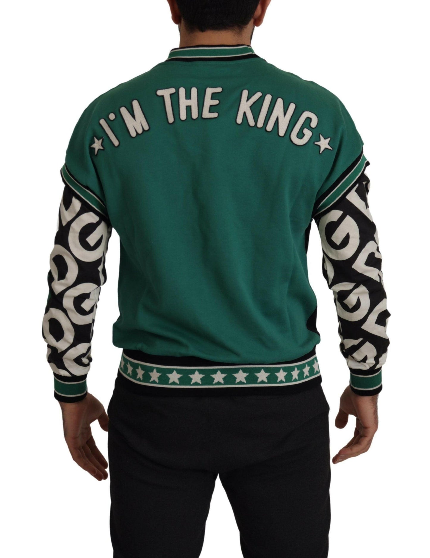 Pull ras du cou Dolce &amp; Gabbana Regal - Noir et vert