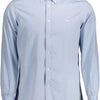 Chemise coupe classique en coton bleu clair Harmont &amp; Blaine