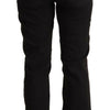 Just Cavalli Black Mid Waist Denim Cotton Skinny Jeans