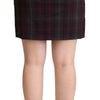 Jupe élégante à carreaux taille haute BENCIVENGA