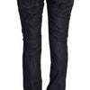 Acht Blue Denim Cotton Bottoms Straight Fit Jeans