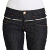 Acht Blue Denim Cotton Bottoms Straight Fit Jeans