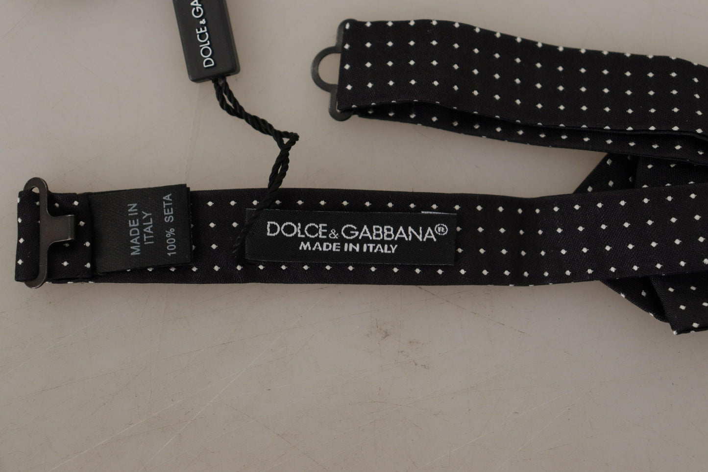 Dolce &amp; Gabbana - Nœud papillon exquis en soie à pois