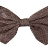Dolce & Gabbana Gray Fantasy Print Adjustable Neck Papillon Bow Tie