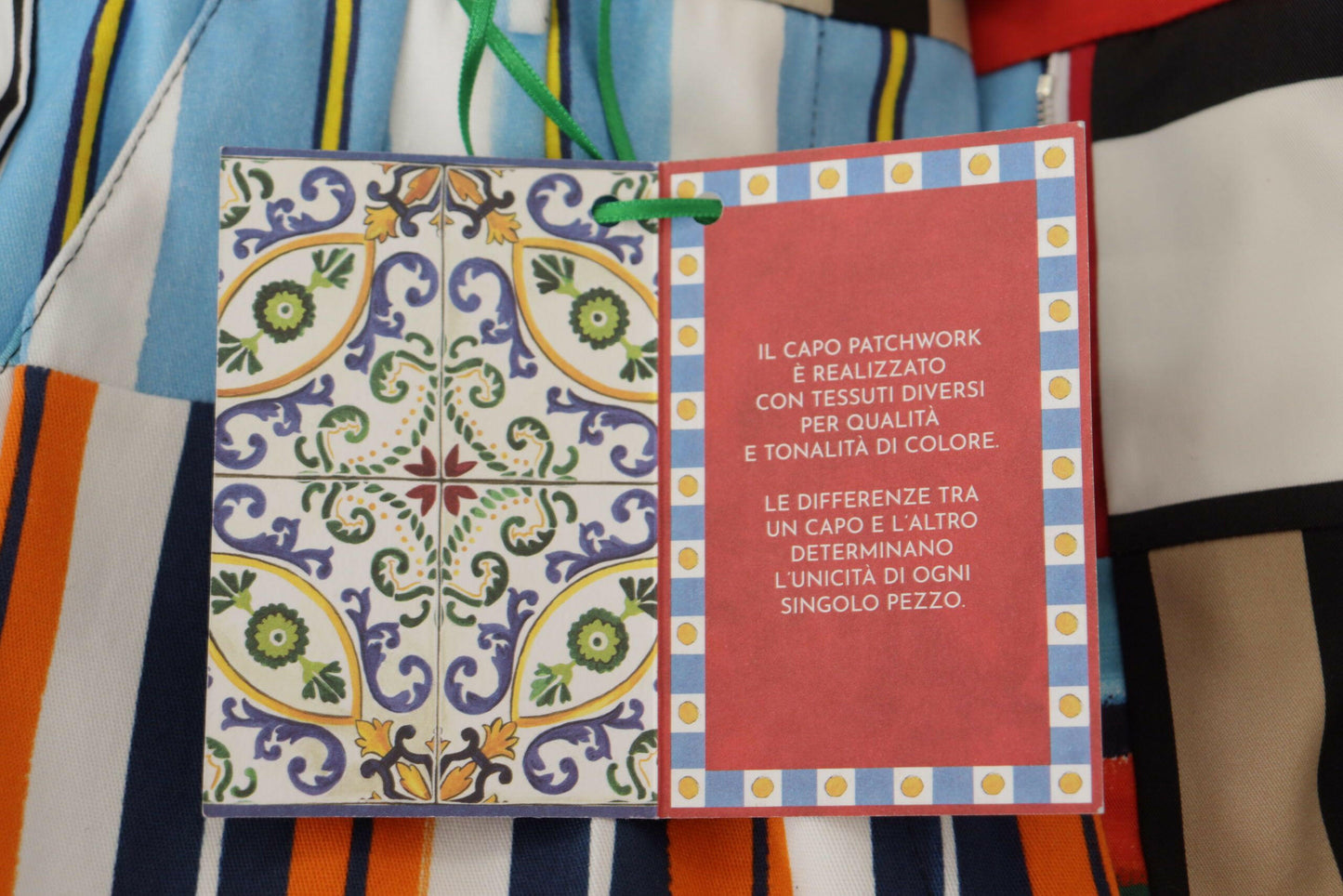 Pantalon rayé taille haute élégant Dolce &amp; Gabbana