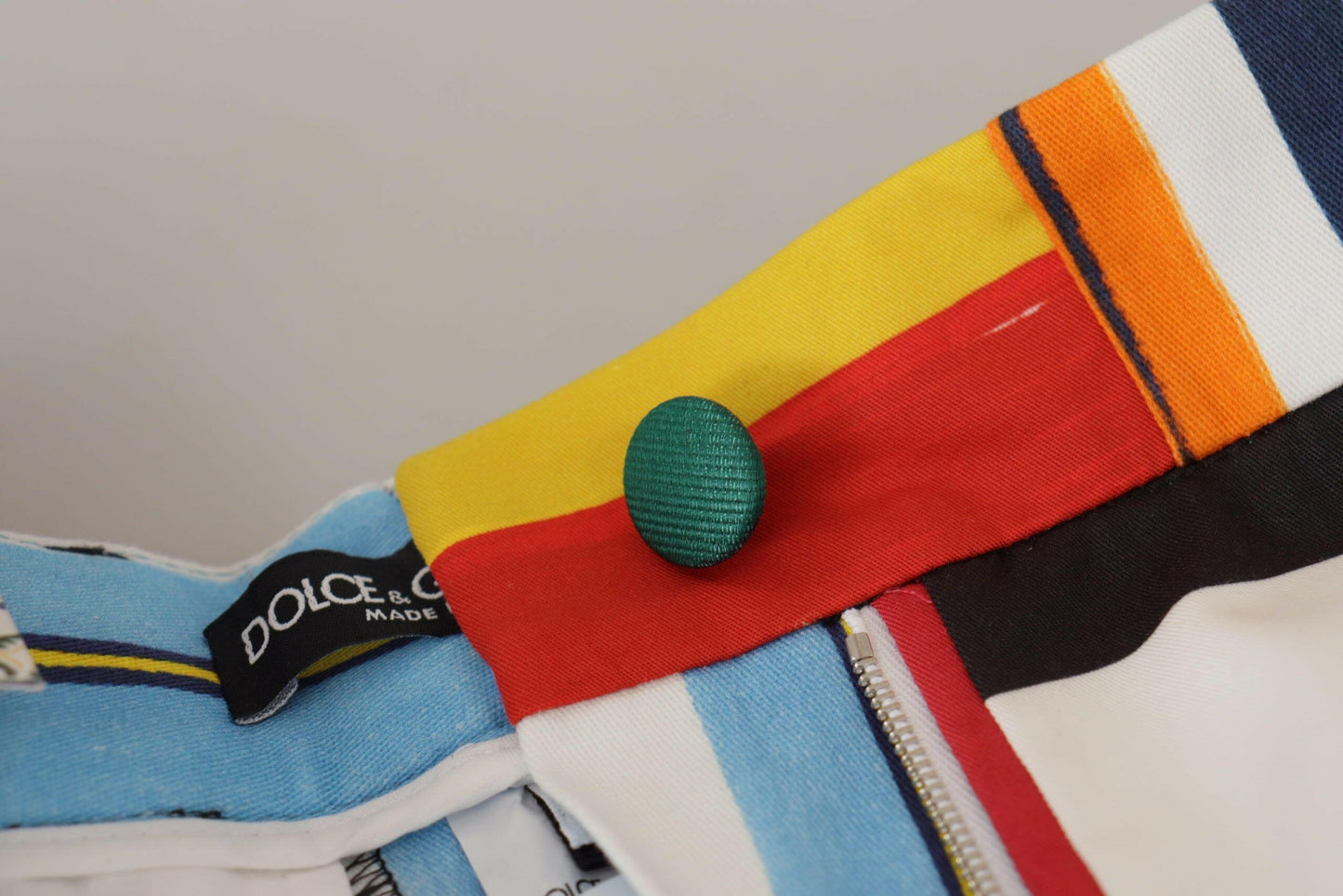 Pantalon rayé taille haute élégant Dolce &amp; Gabbana