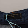 Jean décontracté en denim jacquard patchwork Dolce &amp; Gabbana