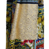 Jupe longue taille haute Dolce &amp; Gabbana à motifs siciliens