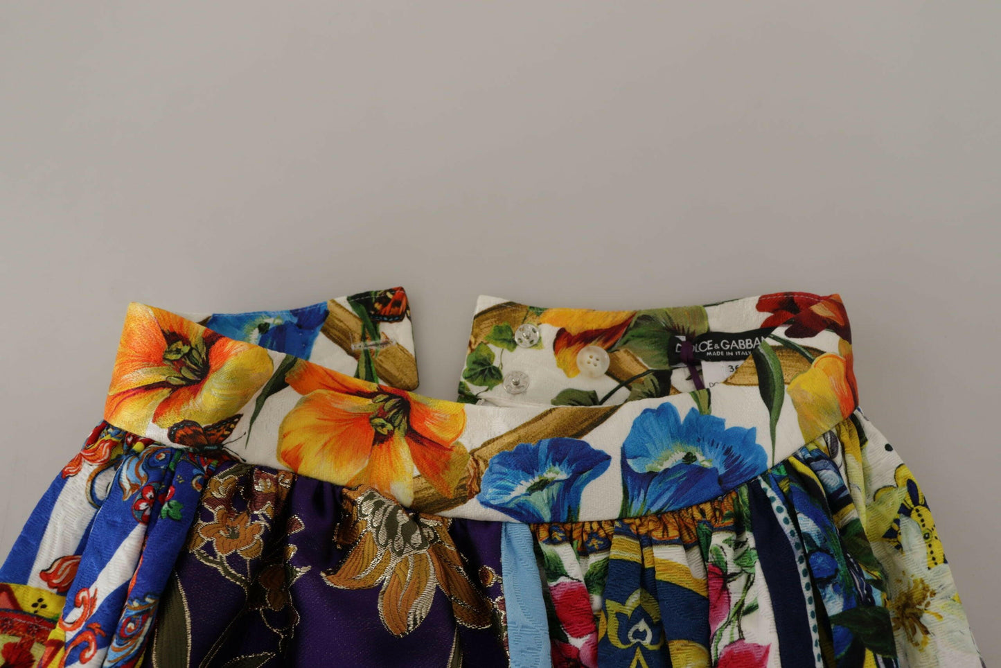 Jupe longue taille haute Dolce &amp; Gabbana à motifs siciliens