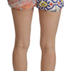 Dolce & Gabbana Multicolor High Waist Hot Pants Shorts