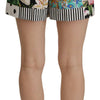 Dolce & Gabbana Multicolor High Waist Hot Pants Shorts