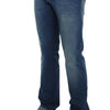 Acht Blue Wash Denim Cotton Stretch Slim Fit Jeans
