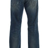Acht Blue Wash Cotton Denim Regular Fit Jeans