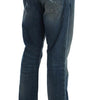 Acht Blue Wash Cotton Denim Regular Fit Jeans