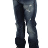 Acht Blue Wash Cotton Denim Regular Fit Jeans